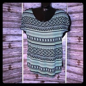 🌴CHARLOTTE RUSSE•S•MESH BACK•METAL EMBELLISHMENTS